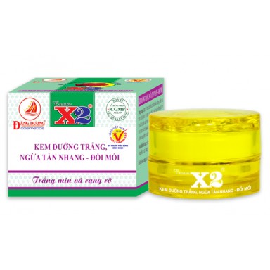 Kem Dưỡng Trắng Ngừa Tàn Nhang Đồi Mồi X2